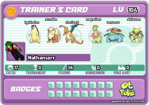 Nathansarr Card otPokemon.com