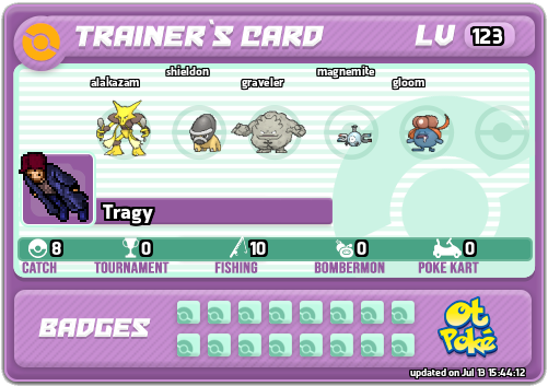 Tragy Card otPokemon.com