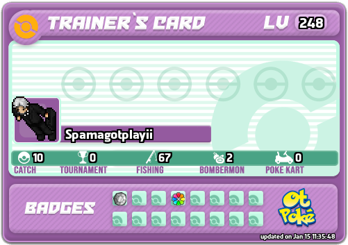 Spamagotplayii Card otPokemon.com