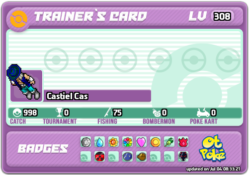 Castiel Cas Card otPokemon.com