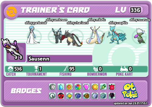 Sausenn Card otPokemon.com