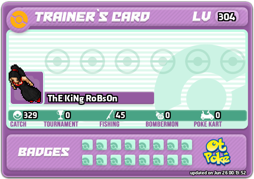 ThE KiNg RoBsOn Card otPokemon.com