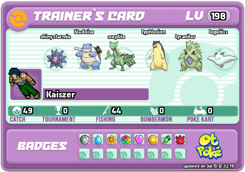Kaiszer Card otPokemon.com