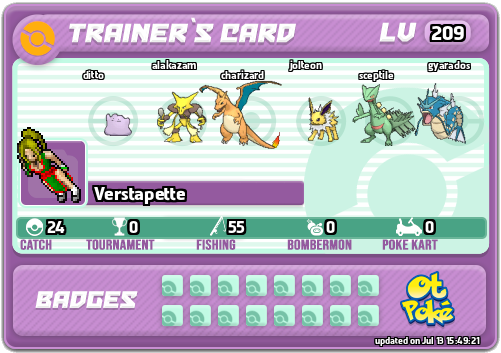 Verstapette Card otPokemon.com