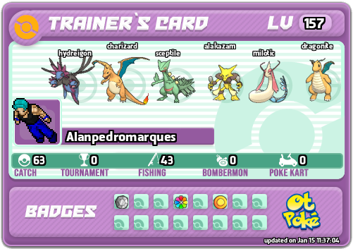 Alanpedromarques Card otPokemon.com