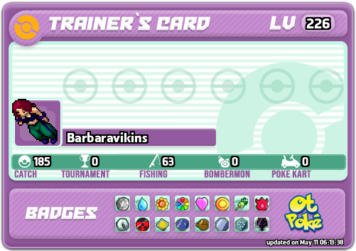 Barbaravikins Card otPokemon.com