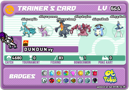 D U N D U N xy Card otPokemon.com