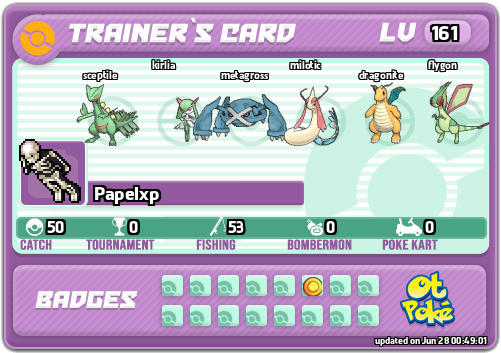 Papelxp Card otPokemon.com