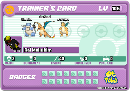 Rai Mallukim Card otPokemon.com