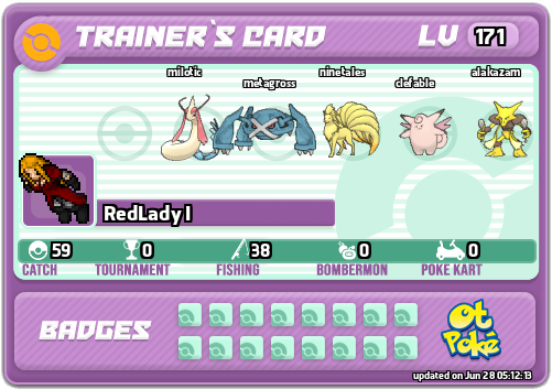 RedLady I Card otPokemon.com