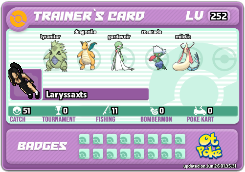 Laryssaxts Card otPokemon.com