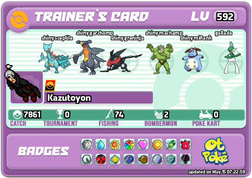 Kazutoyon Card otPokemon.com