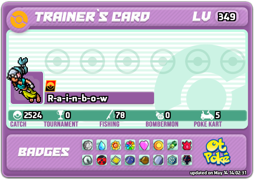 R-a-i-n-b-o-w Card otPokemon.com