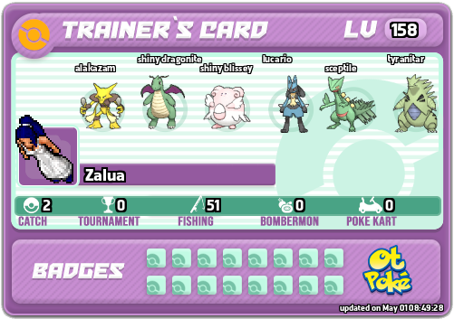 Zalua Card otPokemon.com