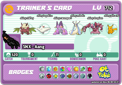 SNX - Aang Card otPokemon.com