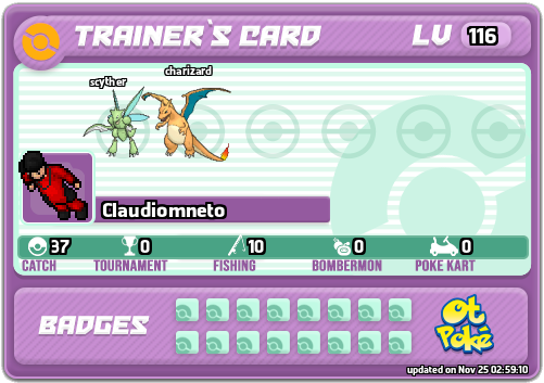 Claudiomneto Card otPokemon.com