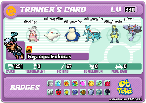 Fogaoquatrobocas Card otPokemon.com