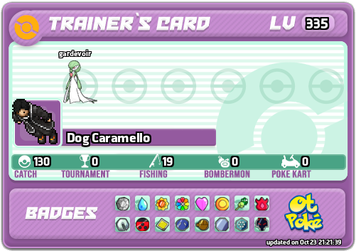 Dog Caramello Card otPokemon.com