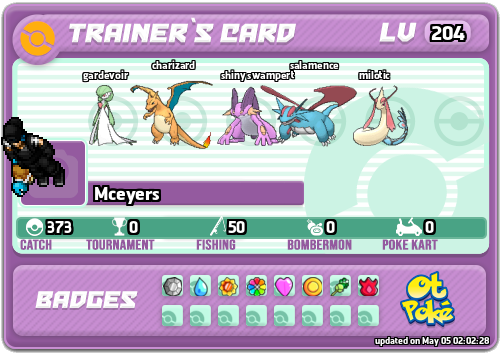 Mceyers Card otPokemon.com