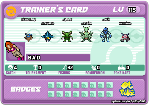 B A D Card otPokemon.com