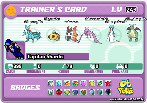 Capitao Shanks Card otPokemon.com