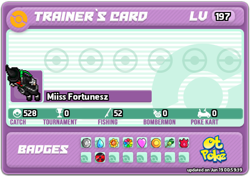 Miiss Fortunesz Card otPokemon.com