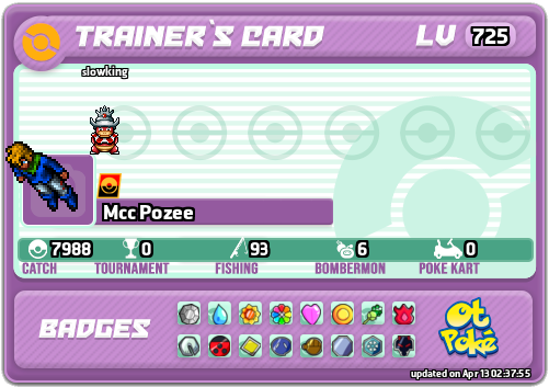 Mcc Pozee Card otPokemon.com