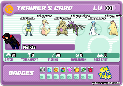 Nelxtz Card otPokemon.com