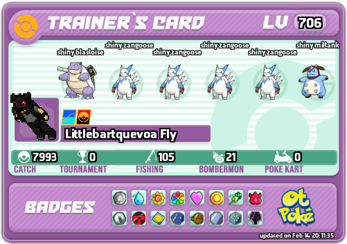 Littlebartquevoa Fly Card otPokemon.com