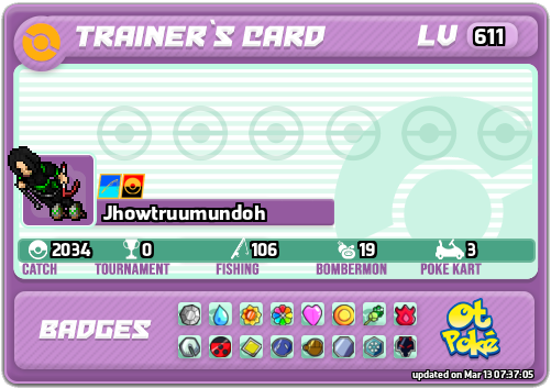 Jhowtruumundoh Card otPokemon.com