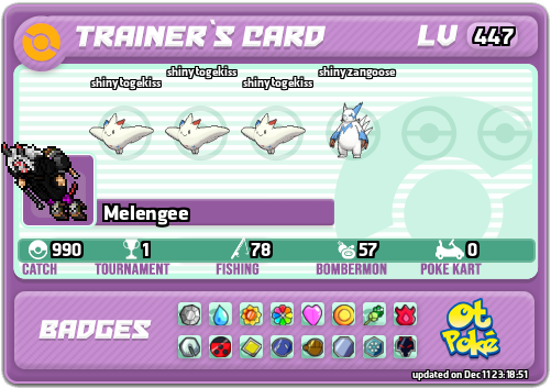 Melengee Card otPokemon.com