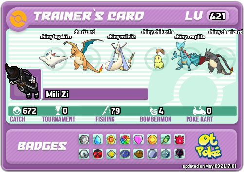 Mili Zi Card otPokemon.com