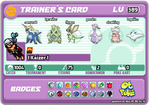 I Kaizer I Card otPokemon.com