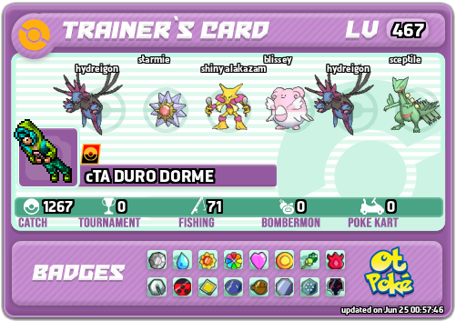 cTA DURO DORME Card otPokemon.com