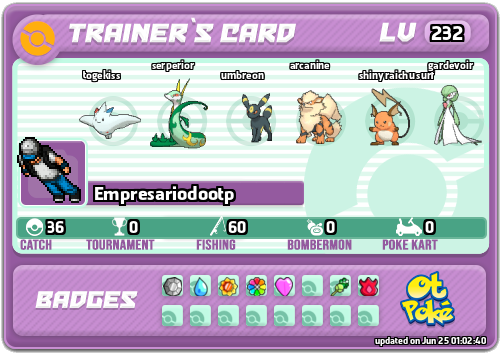 Empresariodootp Card otPokemon.com
