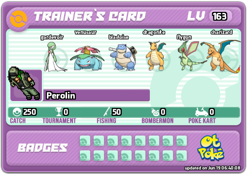 Perolin Card otPokemon.com