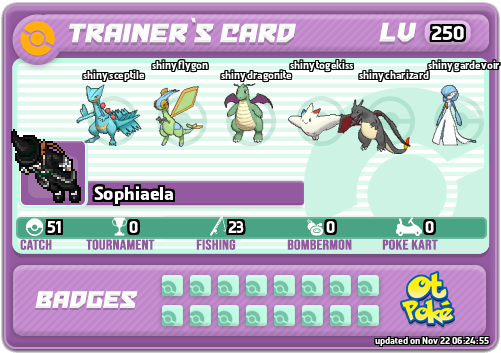 Sophiaela Card otPokemon.com