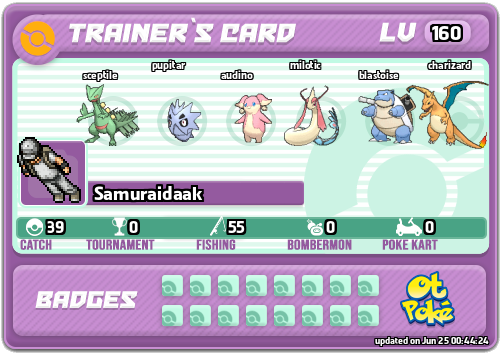 Samuraidaak Card otPokemon.com