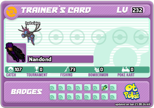 Nandond Card otPokemon.com