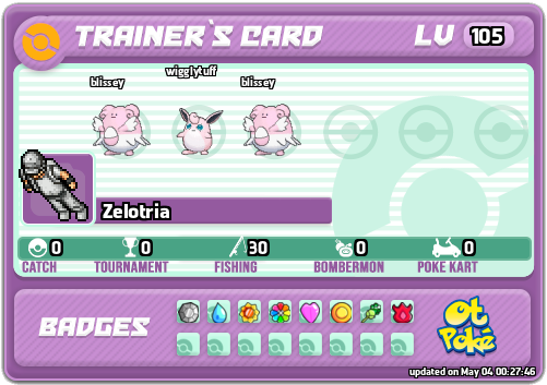 Zelotria Card otPokemon.com