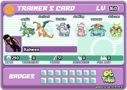 Kaheen Card otPokemon.com