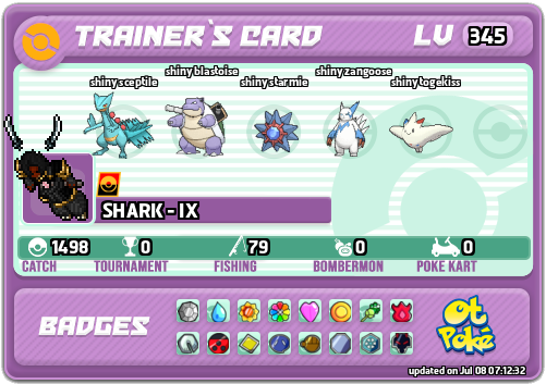 SHARK - IX Card otPokemon.com