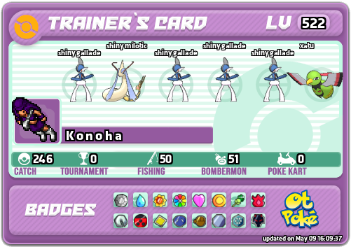 K o n o h a Card otPokemon.com