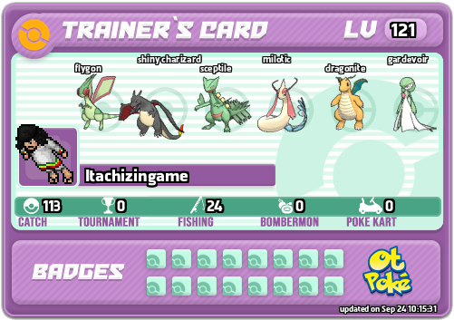 Itachizingame Card otPokemon.com