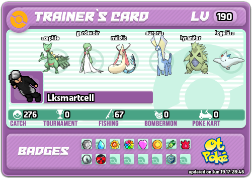 Lksmartcell Card otPokemon.com