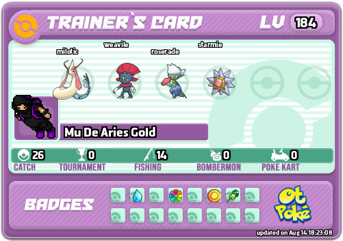 Mu De Aries Gold Card otPokemon.com