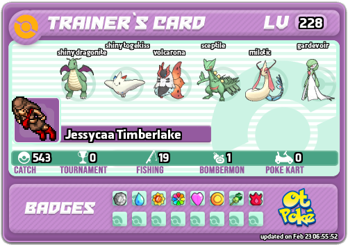 Jessycaa Timberlake Card otPokemon.com