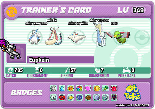 Eupkzin Card otPokemon.com