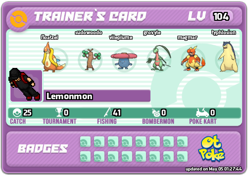 Lemonmon Card otPokemon.com