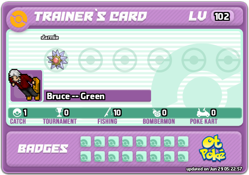 Bruce -- Green Card otPokemon.com